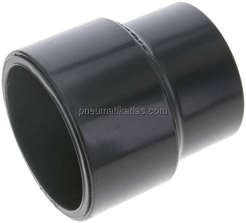 Klebemuffe, PVC-U, 75x90mm - 63mm Klebemuffe, PVC-U, 75x90mm - 63mm