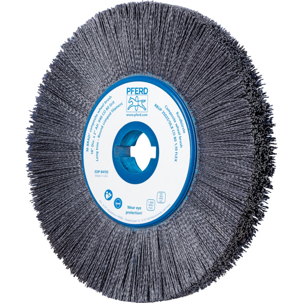 Bürsten mit Plastikkörper RBUP 35025/50,8 CO 80 1,10 FLEX