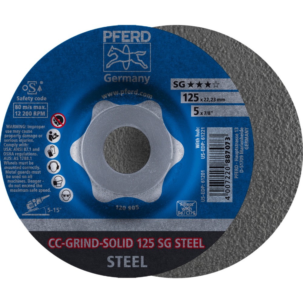 CC-GRIND (inkl. SOLID, FLEX, STRONG) CC-GRIND-SOLID 125 SG STEEL