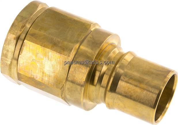 Hydraulikkupplung ISO 7241-1B, Stecker, G 1-1/4"(IG),Messing