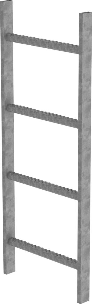 Schachtleiter 4 Sprossen L 1,12 m B440 mm LW 300 mm Stahl verzinkt