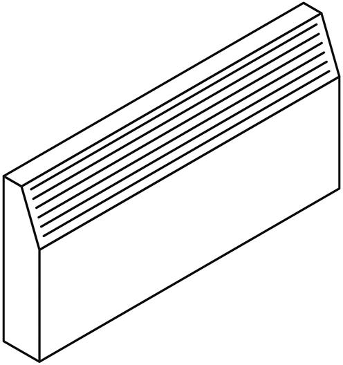 Artikelhauptbild Elektro-Wandkonvektor ,2000 Watt, Thermostat und Temperaturwähler