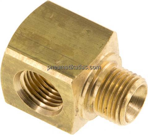 T-Stücke G 1/8"(AG)-2xG 1/8"(IG), Messing