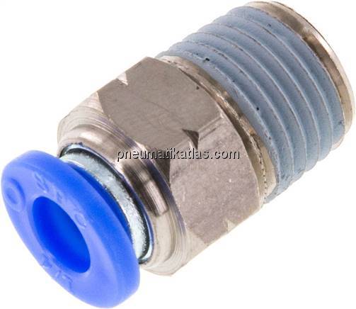 Gerader Steckanschluss NPT 1/4"-1/4" (6,35 mm), IQS-Inch