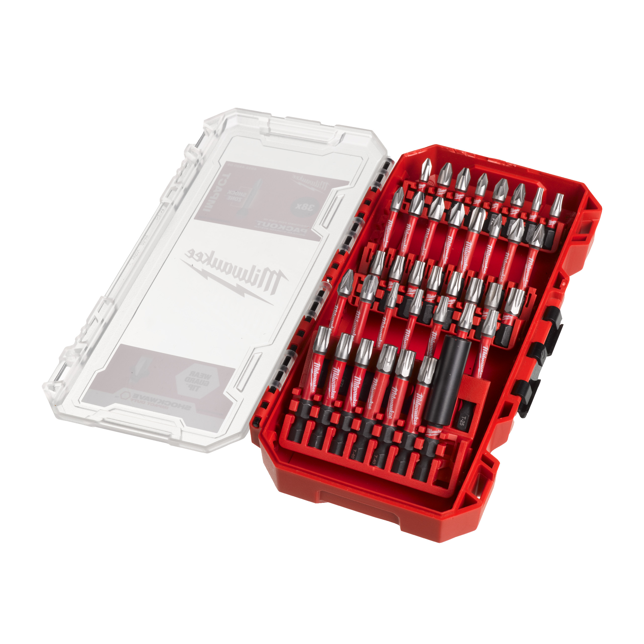 SHOCKWAVE Set Schrauben 38 tlg. Set in PACKOUT kompatibler Kassette