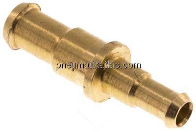 Gerader Steckanschluss 4mm-3mm innen, Messing