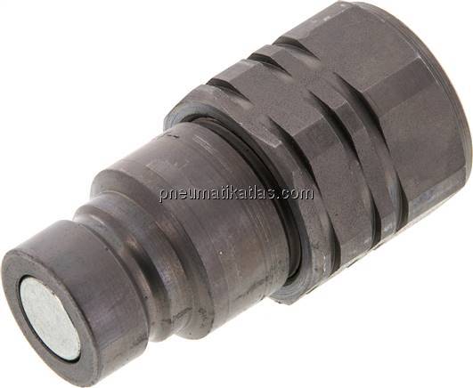 Flat-Face-Kupplung ISO 16028, Stecker Baugr. 3, G 1/2"(IG)