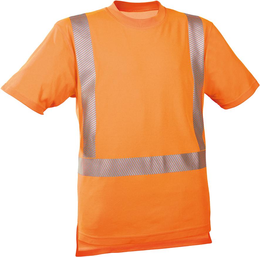 Warn-T-Shirt leuchtorange, Gr. 3XL