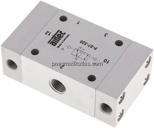 3/2-Wege Pneumatikimpulsventil, G 1/4", Standard