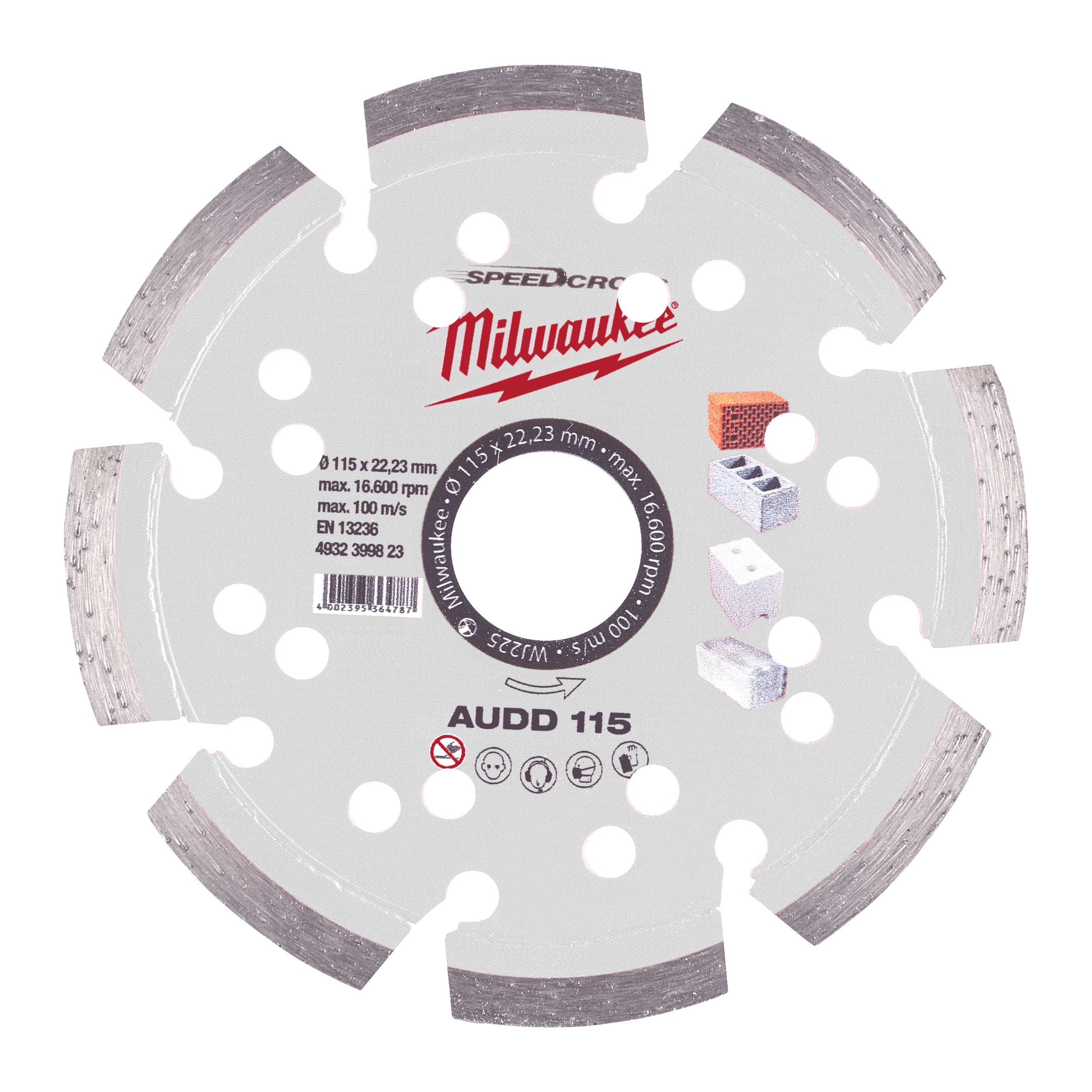 Speedcross Diamanttrennscheibe AUDD 450 mm für abrasive Materialien