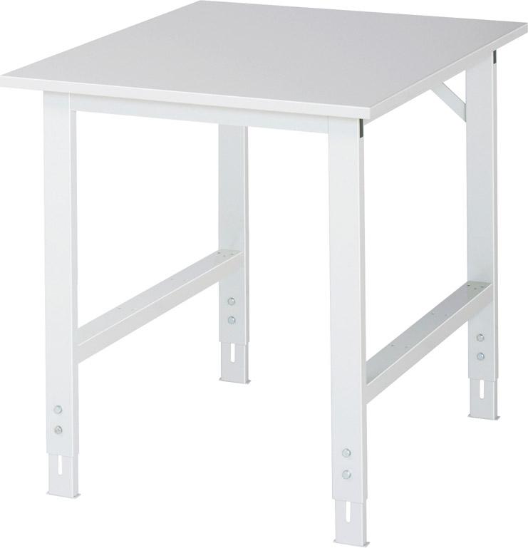 Arbeitstisch Tom - Melamin-Platte B750xT1000xH760 -1080mm Melaminharz-Platte