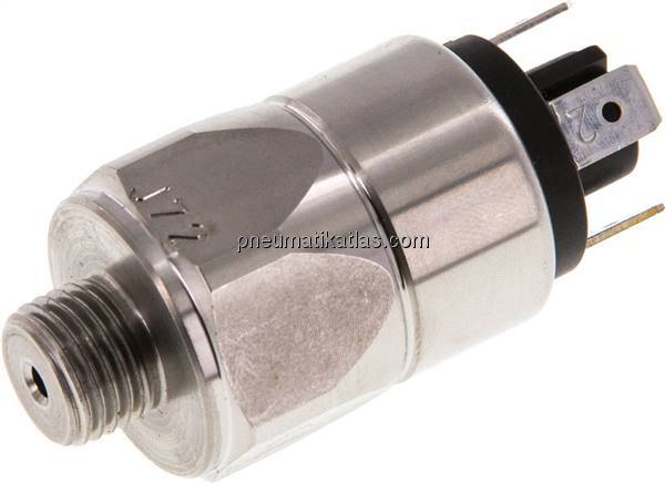 Edelstahl-Druckschalter 10 - 50 bar, G 1/4" Edelstahl-Druckschalter 10 - 50 bar, G 1/4"