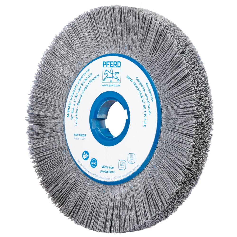 Bürsten mit Plastikkörper RBUP 30025/50,8 SiC 80 1,10 FLEX