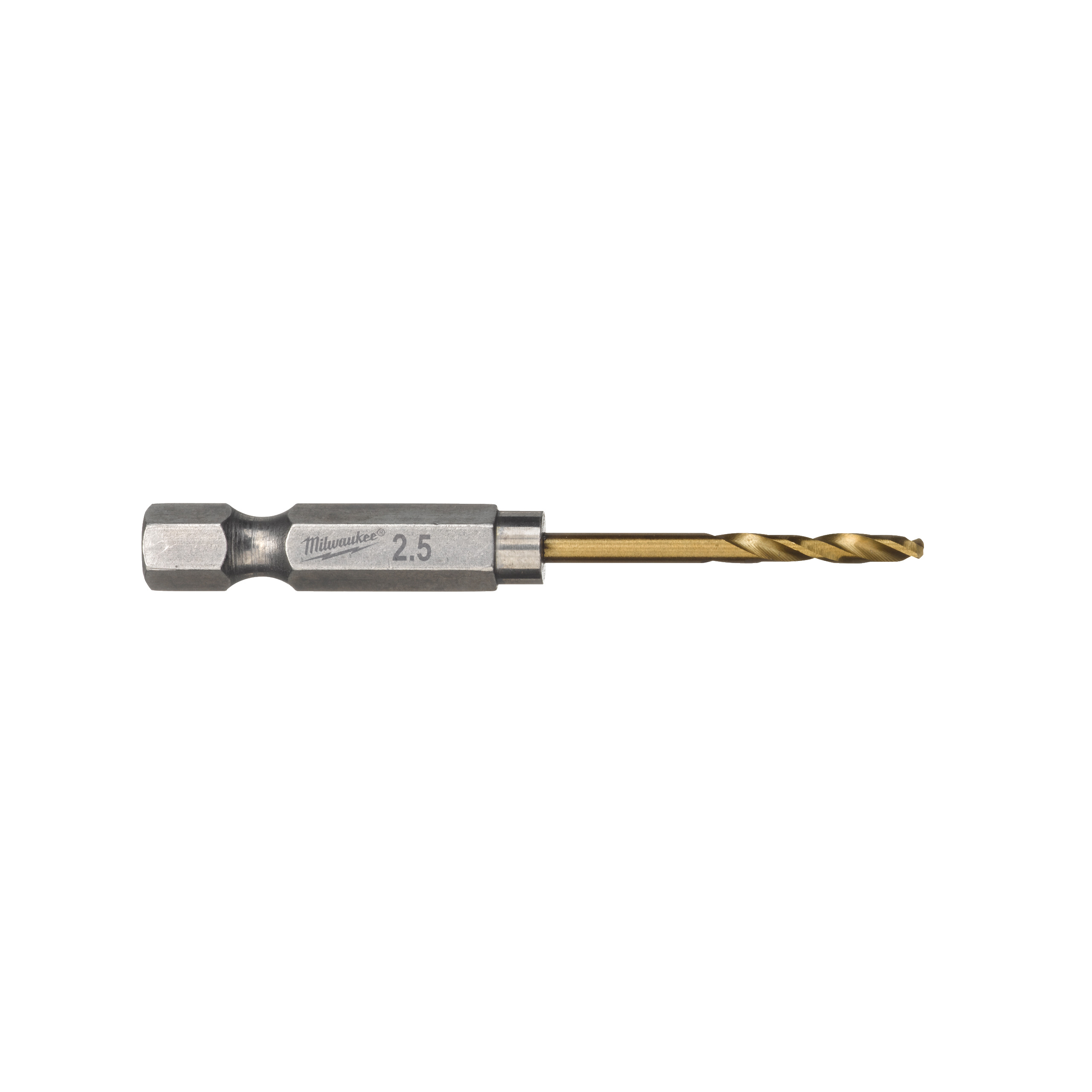 SHOCKWAVE Metallbohrer HSS G RED HEX Titan 1/4" 10er Pack 2,5 x 62 mm