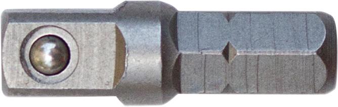 Steckschlüssel-Adapter 1/4" f. 1/4" Eins. 25mm FORUM