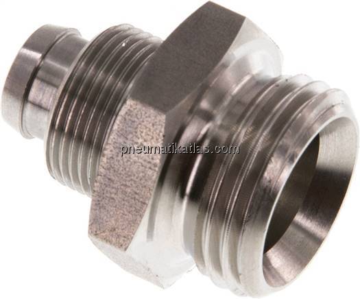 Gerades Gewindestück G 1/2"-12x10mm, 1.4571 ohne Mutter