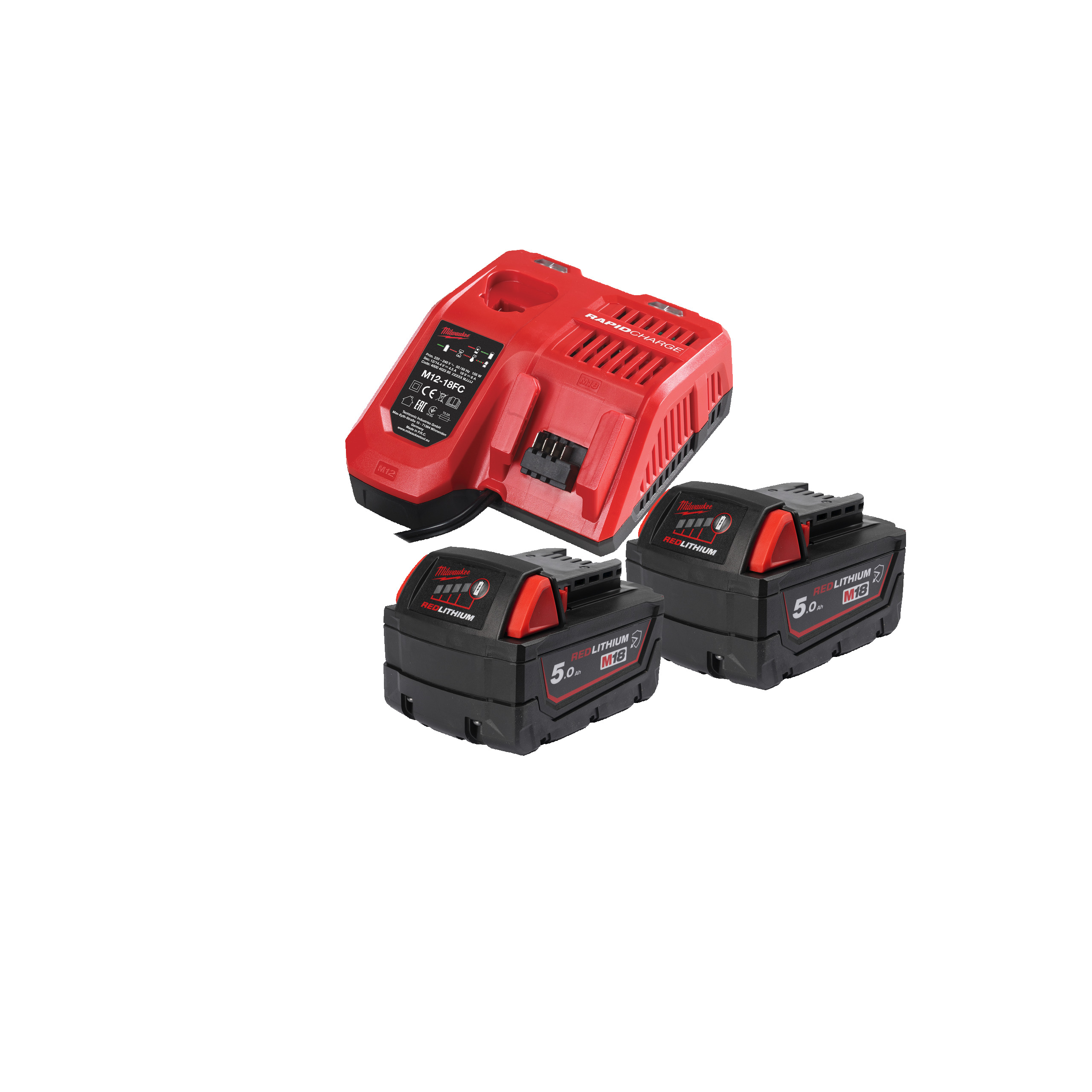 M18NRGCR 502 18V Starterset