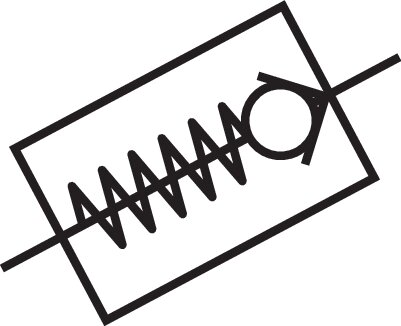 Schaltsymbol: Rückschlagventil (Durchfluss vom Gew