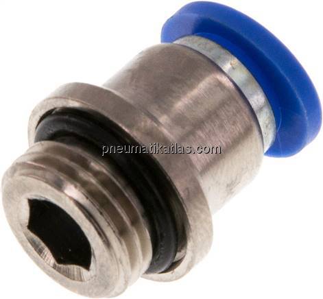 Gerader Steckanschluss G 1/4"-8mm, IQS-Standard m. Innens.
