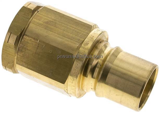 Hydraulikkupplung ISO 7241-1B, Stecker, NPT 1-1/2"(IG),Messing