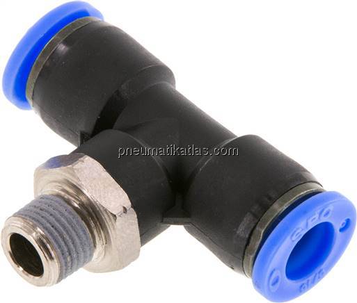 T-Steckanschluss NPT 1/8"-5/16" (7,94 mm), IQS-Inch