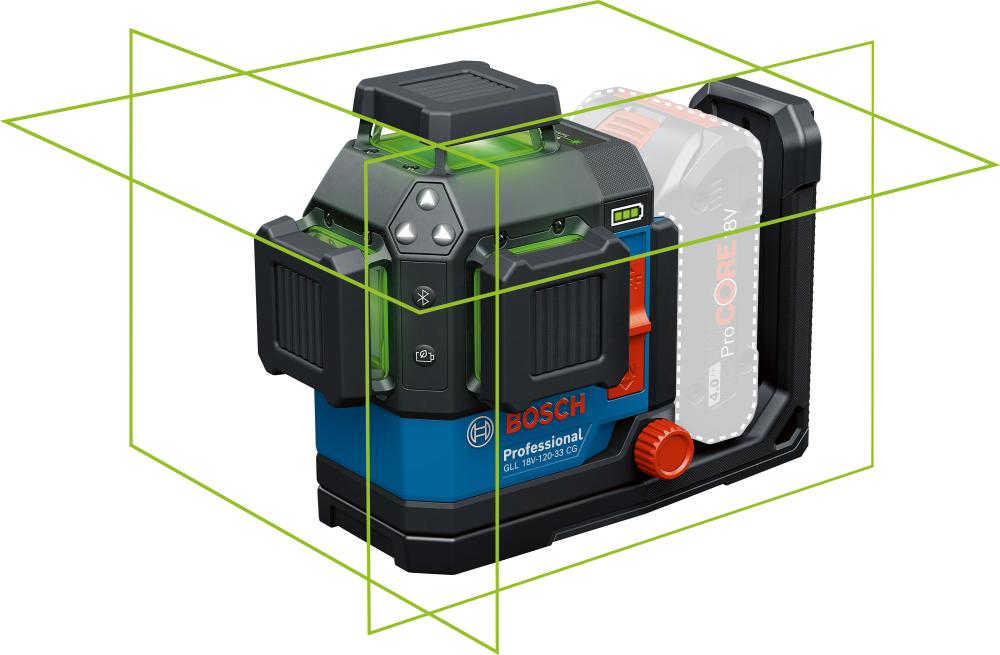 Linienlaser Set GLL 12V-100-33 CG Bosch mit DK20 L-BOXX