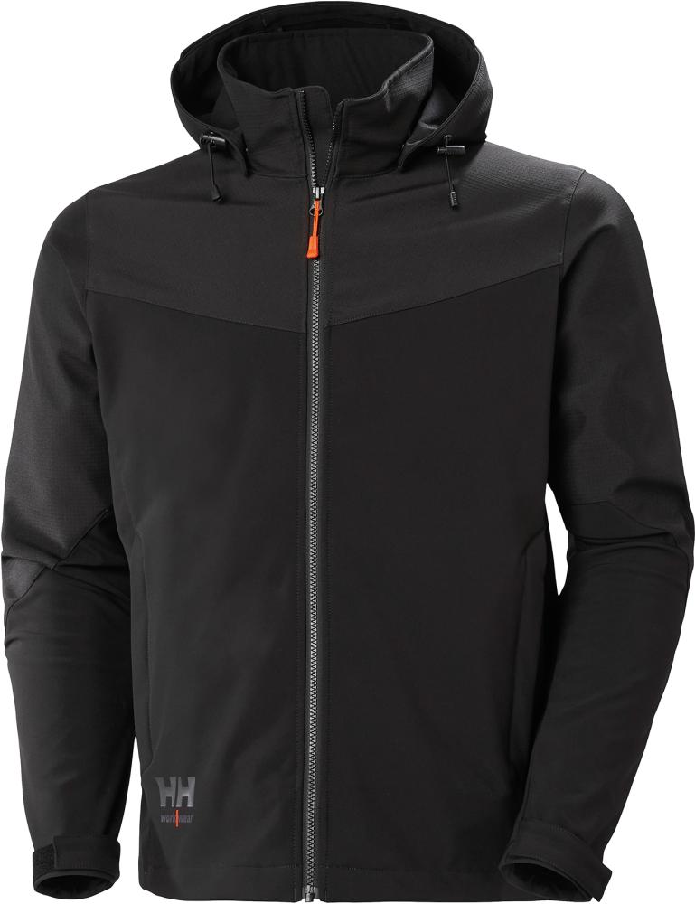 Softshelljacke Oxford, black, Gr.2XL