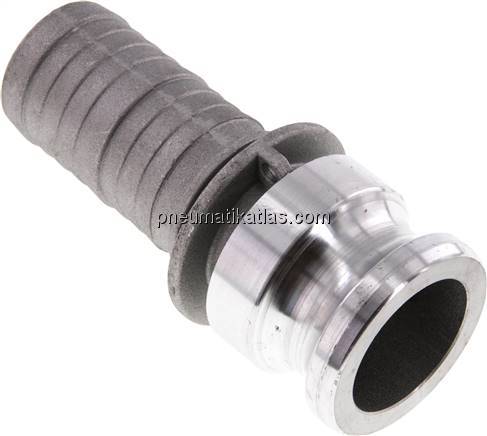 Kamlock-Stecker (E) 38 (1-1/2")mm Schlauch, Aluminium