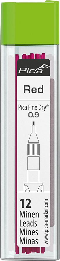 Ersatzminen rot (12 St.) für Pica Fine Dry Pica PICA