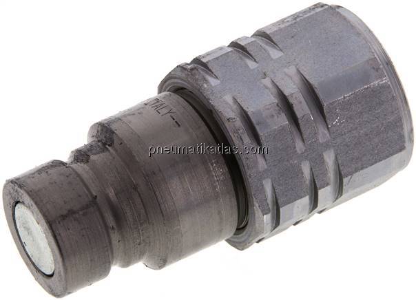 Flat-Face-Kupplung ISO 16028, Stecker Baugr. 3, G 3/4"(IG)