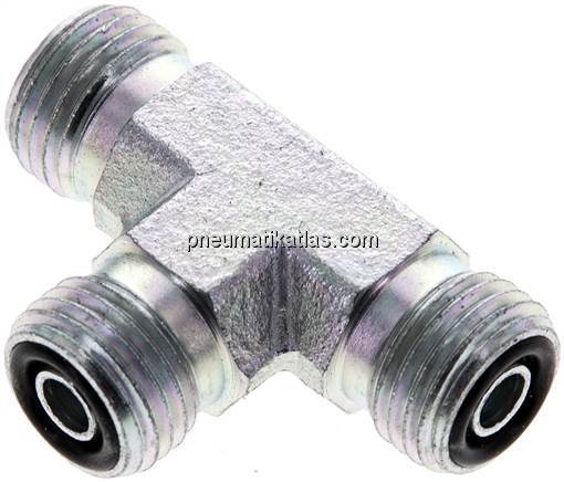 ORFS-T-Verschraubung UNF 9/16"-18(AG)
