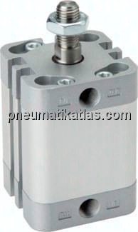 ISO 21287-Zylinder, doppeltw., Kolben 25mm, Hub 37mm