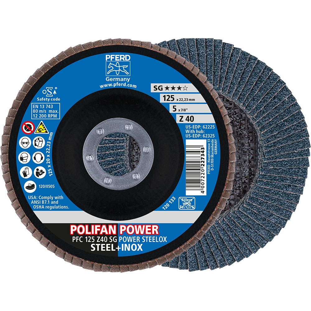 POLIFAN-Fächerscheiben PFC 125 Z40 SG POWER STEELOX (2)