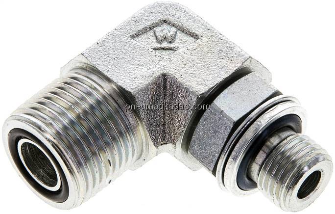 ORFS-Winkeleinschraubverschraubung UN 13/16"-16-G 1/4"