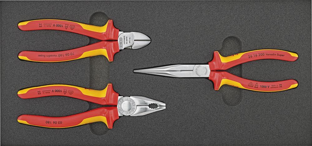 Werkzeugmodul 1/3 Zangen VDE Knipex Werkzeugmodul 1/3 Zangen VDE Knipex