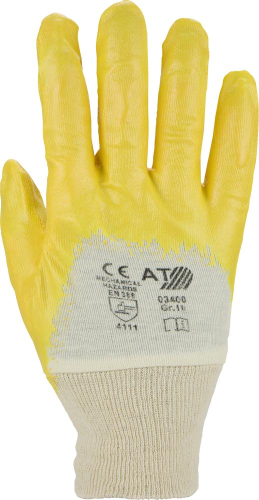Handschuh, Nitril, Gr.10,gelb ASATEX