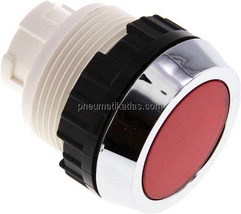 Betätigeraufsatz 30mm, Drucktaster (rot)
