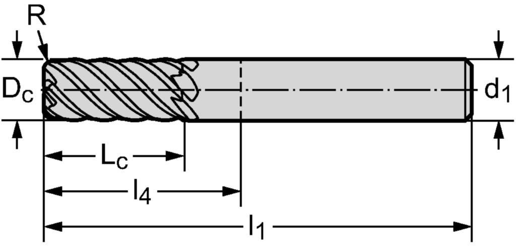 VHM-Eckfräser