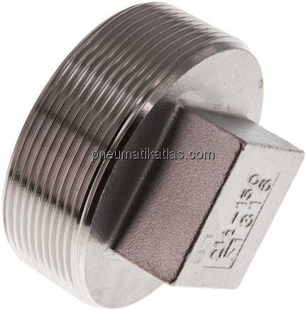 Verschlussstopfen Außenvkt. R 2-1/2", 1.4408