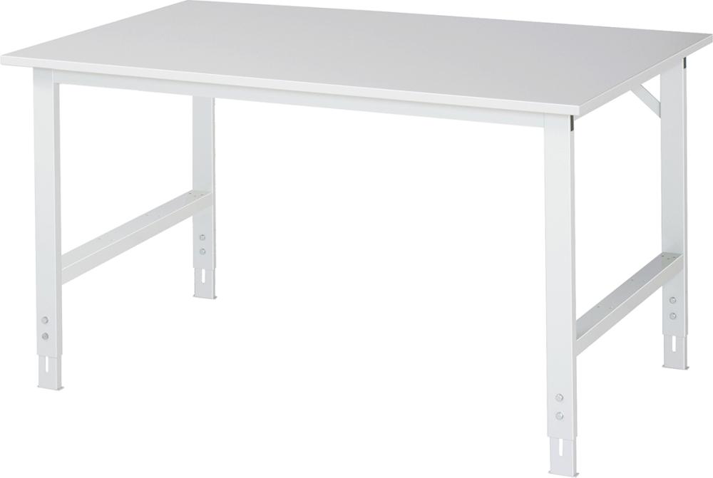 Arbeitstisch Tom - EGB-Melamin-Platte B1500xT1000 xH760-1080mm EGB-Melamin-Platte