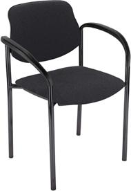 Artikelhauptbild Bes.-Stuhl STYL m.Arml. schw./schw.