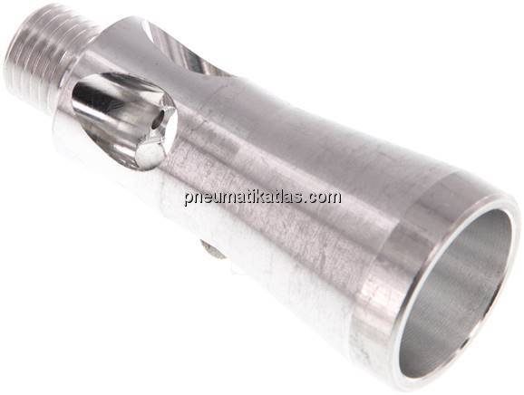 Venturidüse für Blaspistole, M 12x1,25 (AG), Aluminium