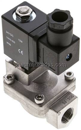 2/2-Wege Magnetventil G 3/8", stromlos geschlossen (NC),12 V DC Eco