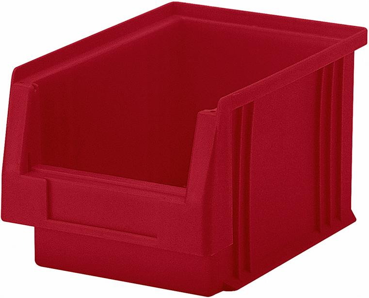 Sichtlagerkasten PLK 3 B150xT205xH125 mm rot LA-KA-PE