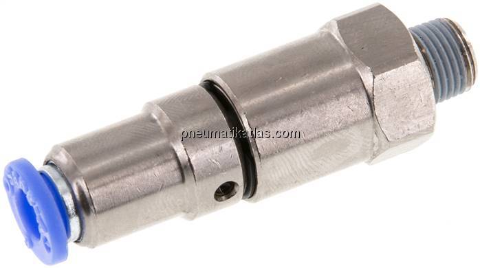 Gerade Schnelldrehverschraubung R 1/8"-6mm, IQS-Standard