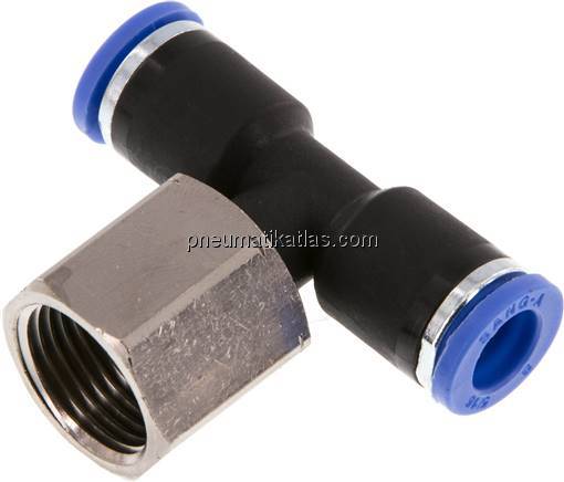 T-Steckanschluss, Innengew. G 3/8"-8mm, IQS-Standard