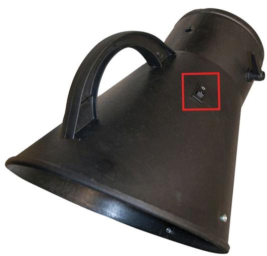 Ein Aus über Haube