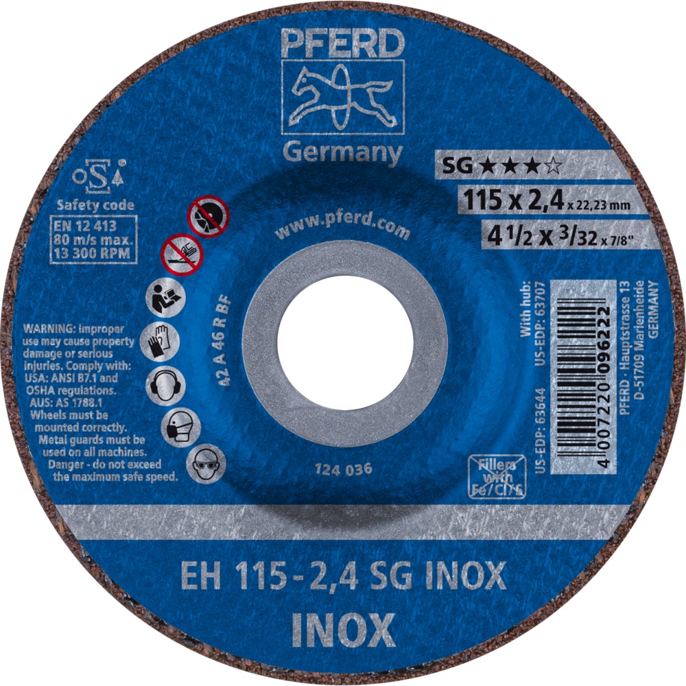 Trennscheiben EH 115-2,4 SG INOX