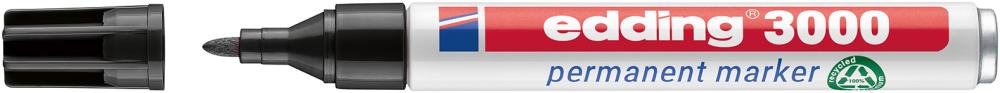 Permanentmarker 3000 schwarz edding