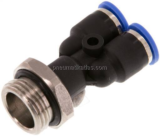 Y-Steckanschluss G 3/8"-6mm, IQS-Standard